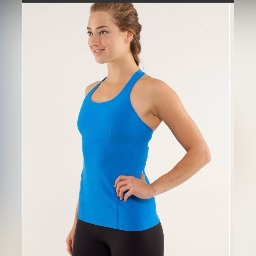 Lululemon Athletica Bright Blue Tank Top Size 6
